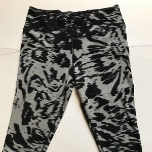 Nike Dry Fit Blk/Grey Capris